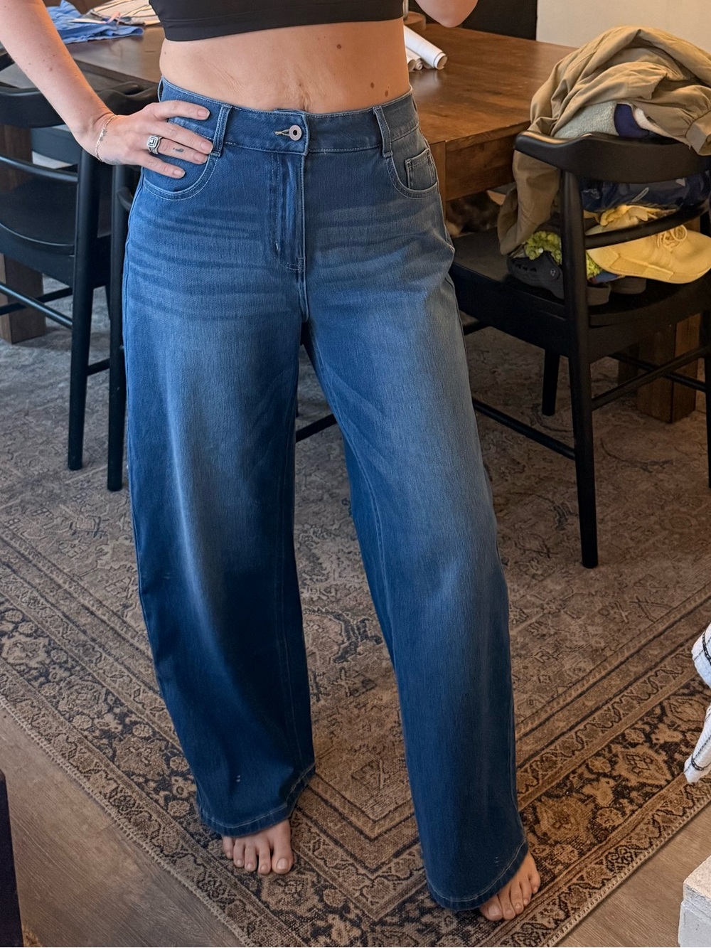 Halara Flex Wide Leg Casual Jeans